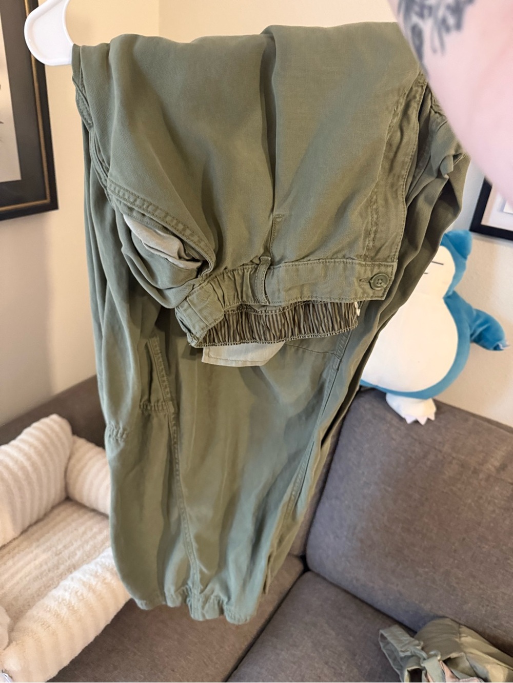 Olive Green Aerie Pants